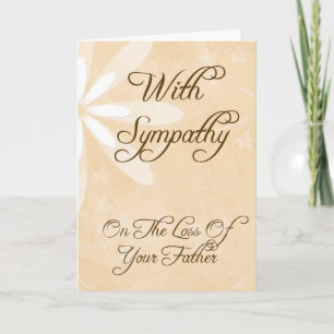 Sympathy Card - Loss of Father
