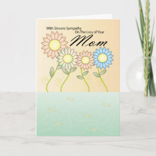 Sympathy card loss of Mom
