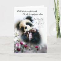 Sympathy card loss of Mom