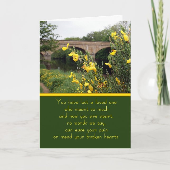 Sympathy Card River View (Front)
