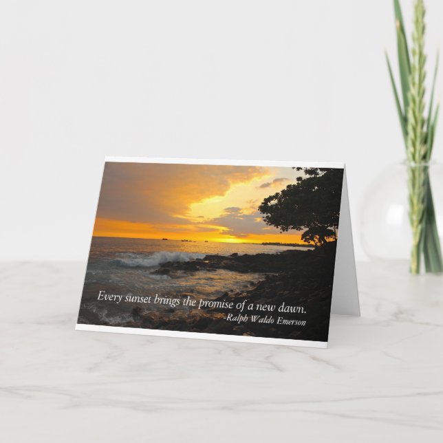 Sympathy card that gives hope and peace. (Front)