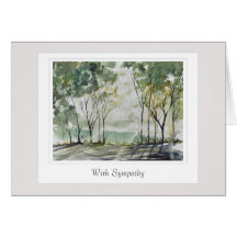 Sympathy Card with a caring verse