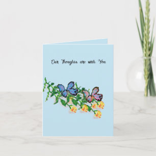 Sympathy Card : Yellow Roses