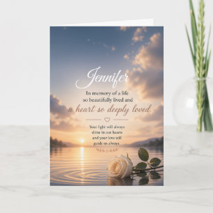 Sympathy Cards Personalized