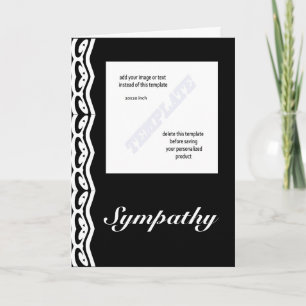 Sympathy cards template