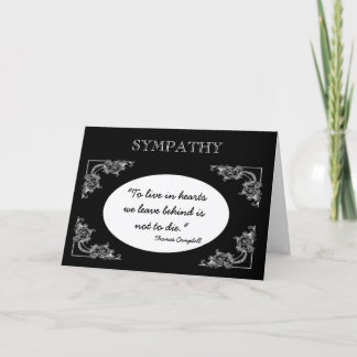 Sympathy cards text to customize