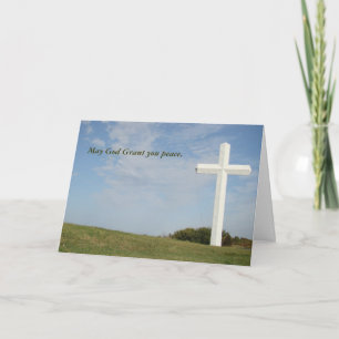 Sympathy Christian Card, customizable Card