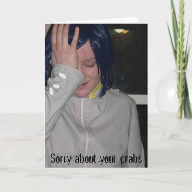 Sympathy - Crabs Card (Front)