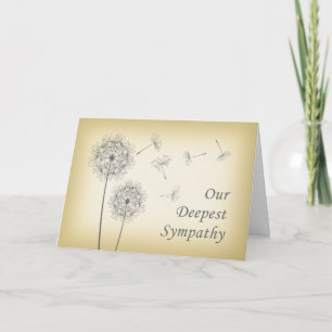 Sympathy - Dandelions Card