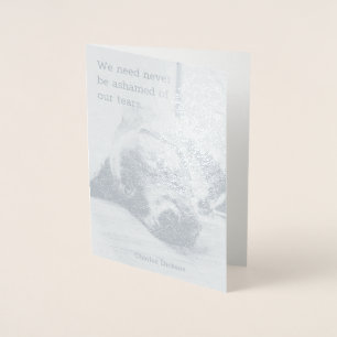 Sympathy Dog Foil Card