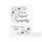 Sympathy Floral Watercolor