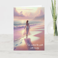 Sympathy  Footprints On a Beach