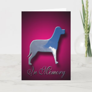 Sympathy For Death Of Pet Dog Card