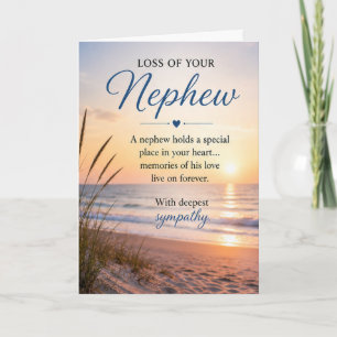 Sympathy for Loss of a Nephew Card
