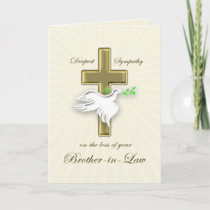Sympathy for loss of brother-in-law card