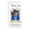 Sympathy Funeral Memorial White THANK YOU Photo