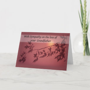 Sympathy Grandfather Card