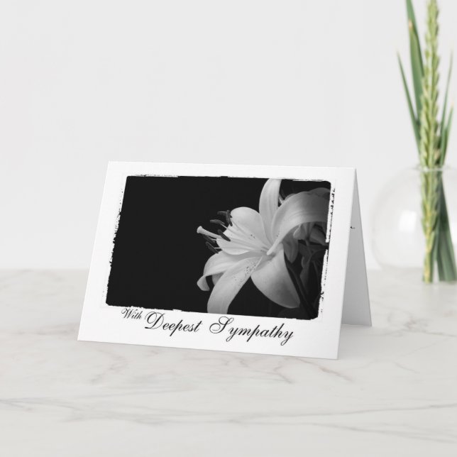Sympathy Greeting Card (Front)