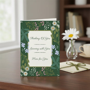 Sympathy & Grief Support Card   Thinking of You