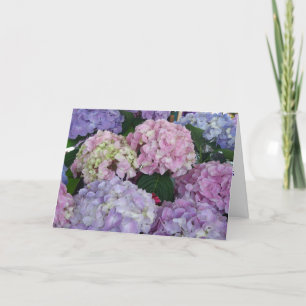Sympathy Hydrangeas Card