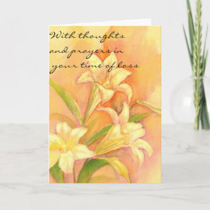 Sympathy in Time of Loss Card