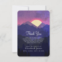 Sympathy Memory Sunset Mountain