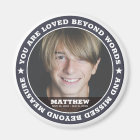 Sympathy Modern Simple Custom Photo Keepsake