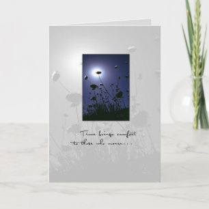 Sympathy Navy Light of Hope Card