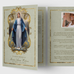 Sympathy Obituary Loss Our Lady Funeral Programs