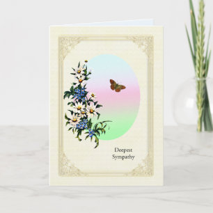 Sympathy on Loss, Flowers Card