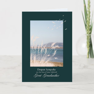 Sympathy on Loss of Great Grandmother Card