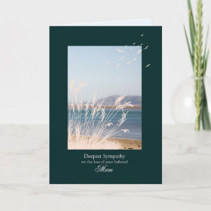 Sympathy on Loss of Mum, Grasses Card