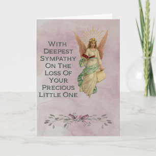 Sympathy on the loss of a baby card