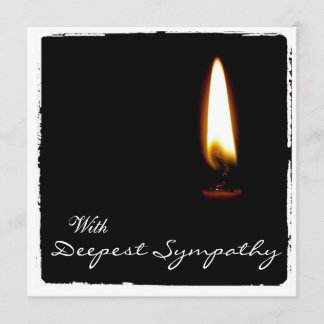 Sympathy Photo card