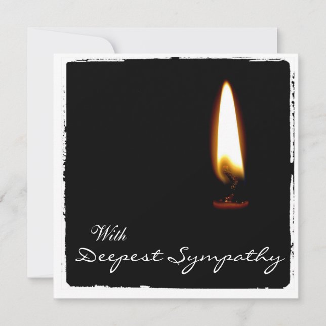 Sympathy Photo card (Front)