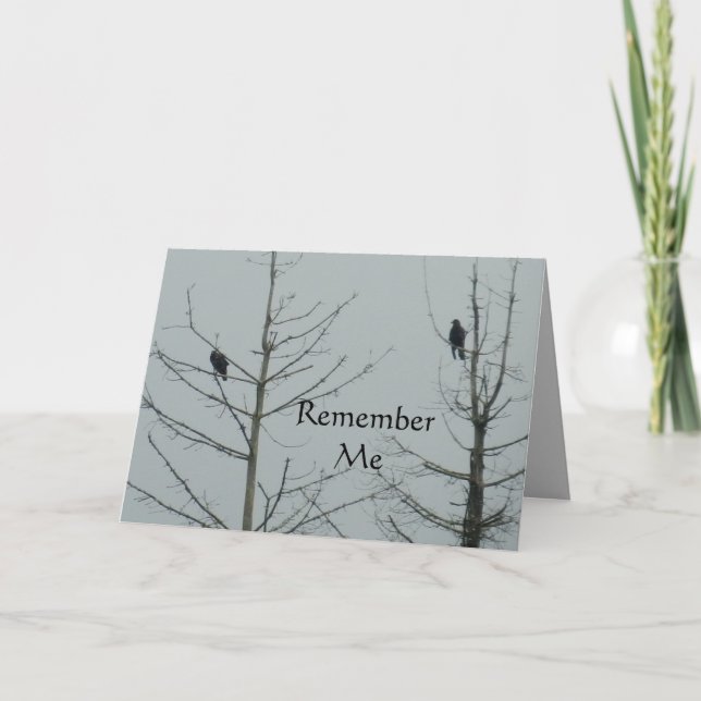 SYMPATHY REMEMBER ME card (Front)