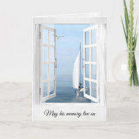 Sympathy Sailboat in Window 