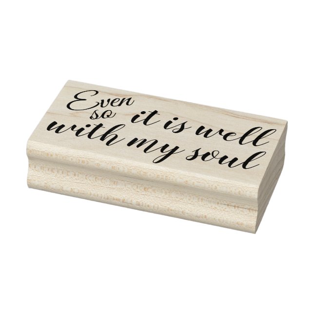 Sympathy Sentiment Rubber Stamp (Stamp)