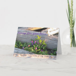 Sympathy - Sorry for your loss Card