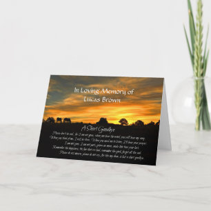 Sympathy Spiritual with Custom Name Card