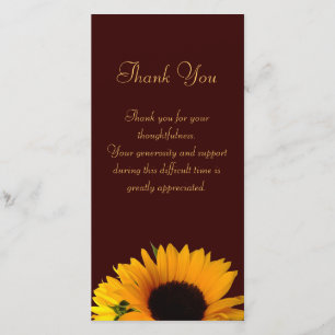Sympathy Thank You Card