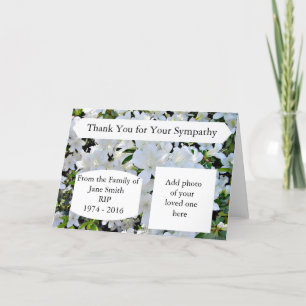 Sympathy Thank You Cards Personalised