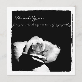 Sympathy Thank You Flat Photo Card