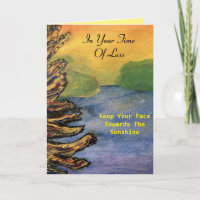 Sympathy Time Of Loss Sunshine Verse Lake Sunset