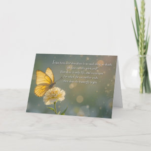 Sympathy Transitions Metaphysical Butterfly  Card