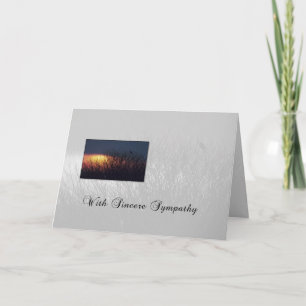 Sympathy Trees Bird Card