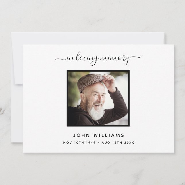 Sympathy white gold thank you photo (Back)