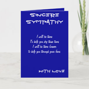 sympathy with love greeting cards
