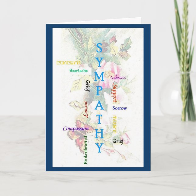 Sympathy Words Card (Front)