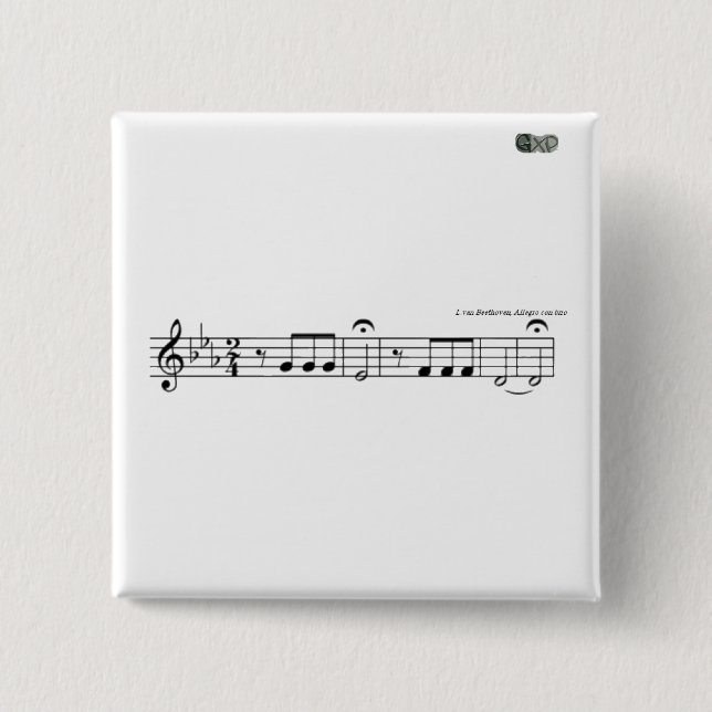 Symphonie Beethoven No 5 Badge (Devant)